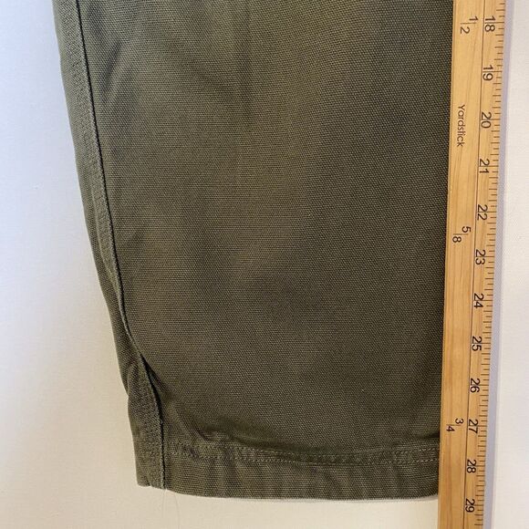 Duluth Trading Cargo Canvas Pants Men’s 36x29 Olive Green Work Outdoor Casual - Picture 6 of 12